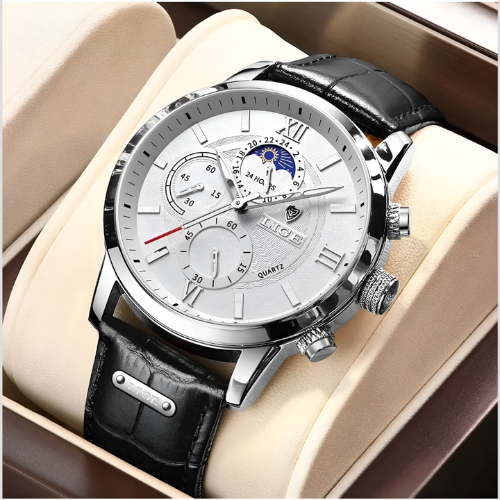 42mm Męski Zegarek Klasyczny Elegancki i Funkcjonalny