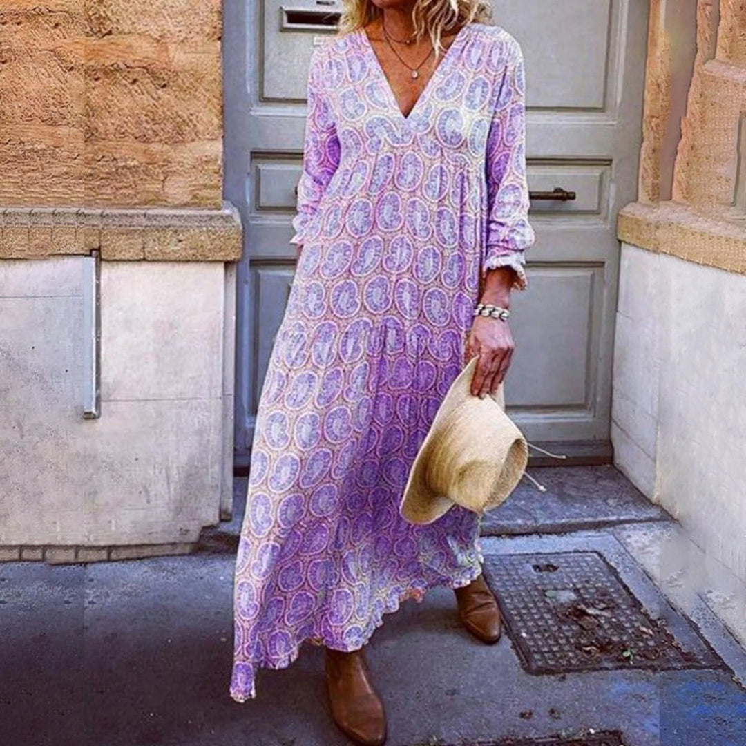 Bohowaves Geometric Maxi Dress — Gdzie boho styl spotyka letnią elegancję