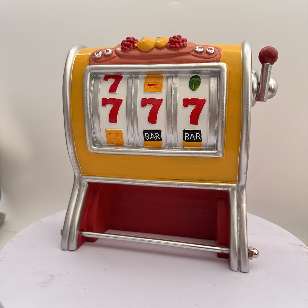 Uchwyt na papier toaletowy Jackpot – Design automatu do gry, montowany na ścianie
