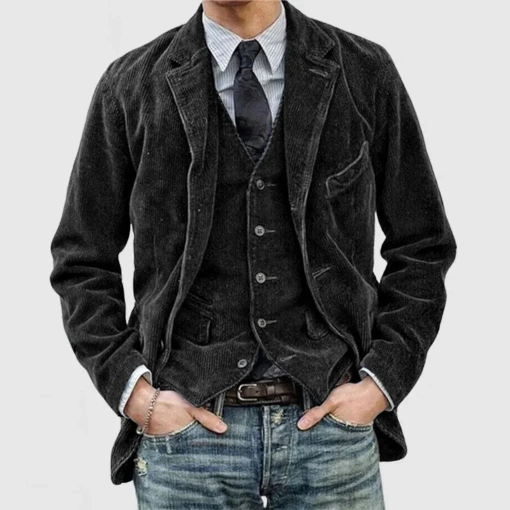Stylowy Vintage Blazer i Kamizelka