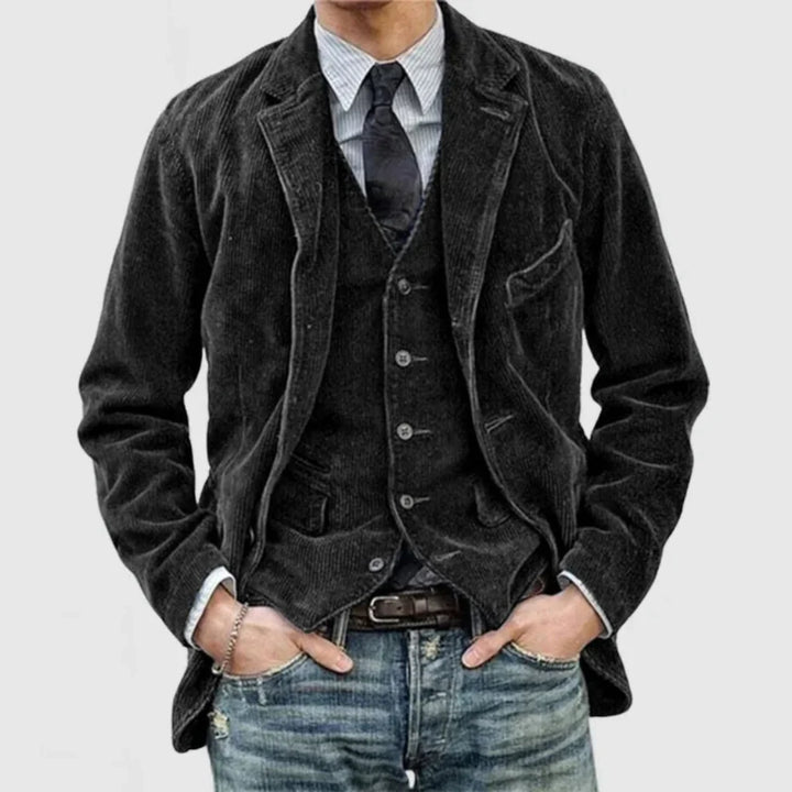 Stylowy Vintage Blazer i Kamizelka