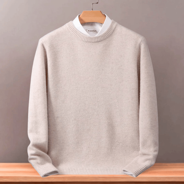 Męski Oversized sweter z finezyjnej wełny