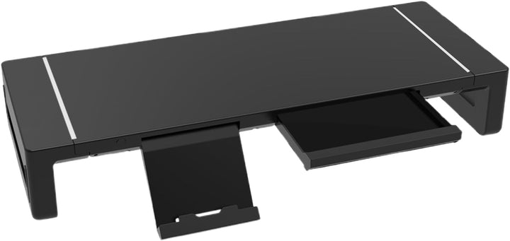 Regulowana podstawka pod monitor z szufladą Elevation – Stravon