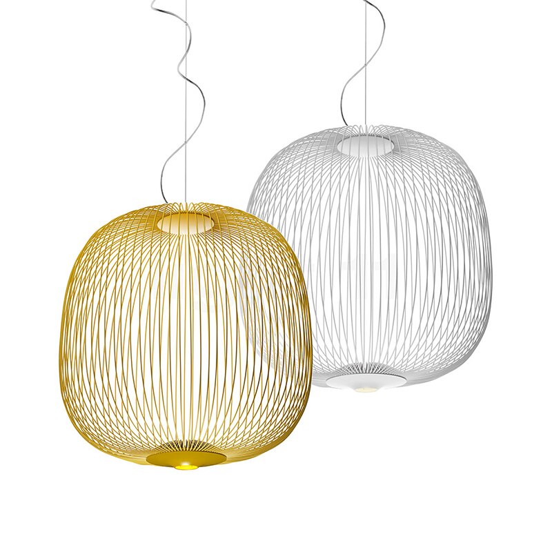Lampa wisząca z motywem promieni, żelazna, szerokość 35 cm, wysokość zwisu 135 cm