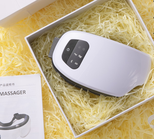 Masażer do oczu z ciepłem, uciskiem powietrza i muzyką bluetooth