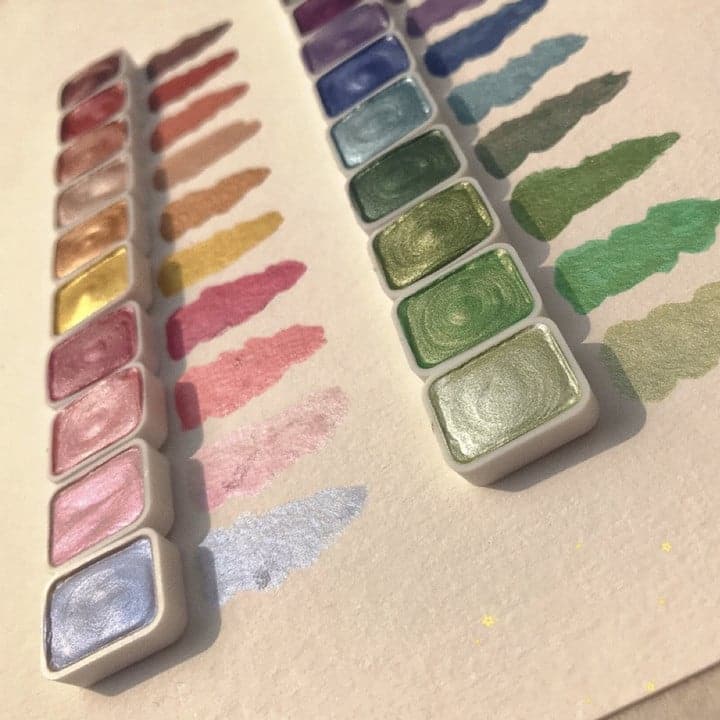 Wielokolorowy zestaw farb akwarelowych - ColorCrafter