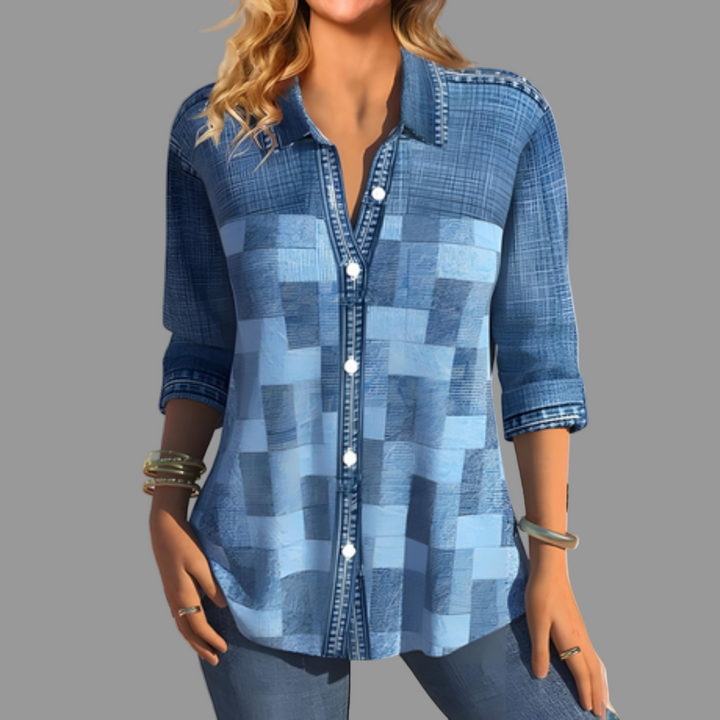 Bluzka damska zapinana na guziki – Venalin Everyday Style