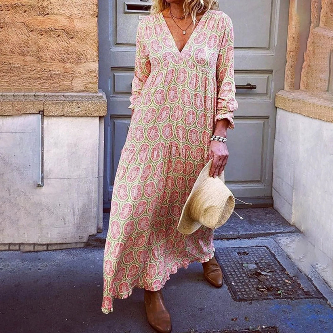 Bohowaves Geometric Maxi Dress — Gdzie boho styl spotyka letnią elegancję