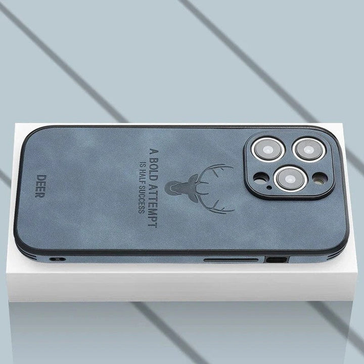 Luksusowe etui na iPhone'a z jeleniej skóry - Veltro