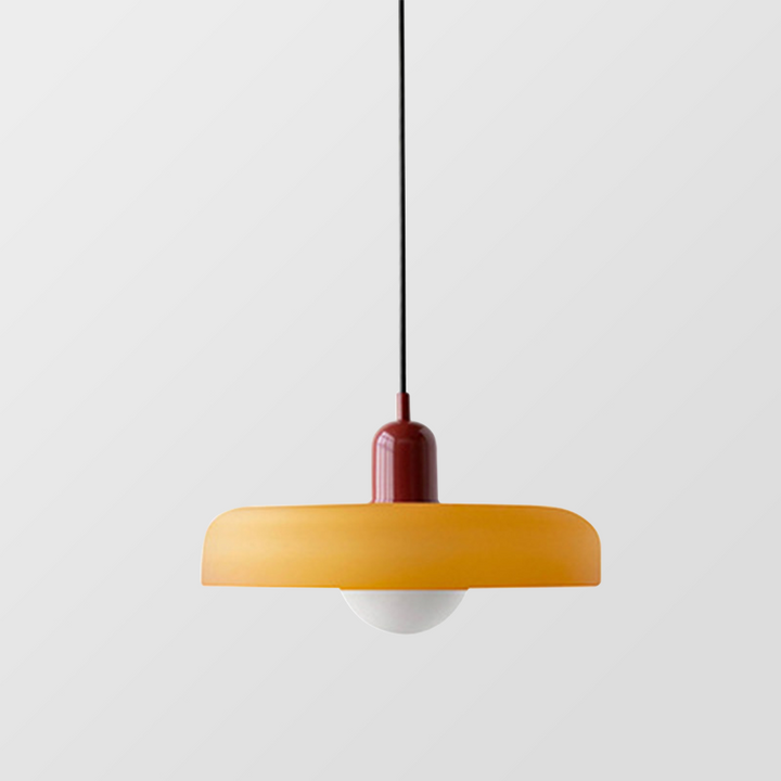 Kolorowa lampa wisząca w stylu Bauhaus - StiloGlas