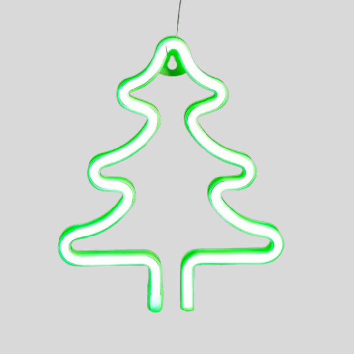 Świąteczna Choinka LED w Neonowym Stylu