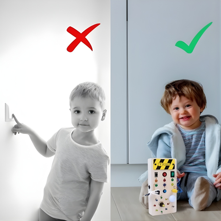 Montessori Zabawka z Panelami z LED