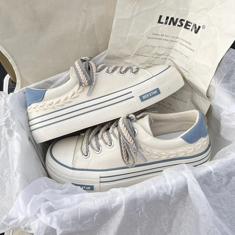 Sneakersy Canvas na Platformie