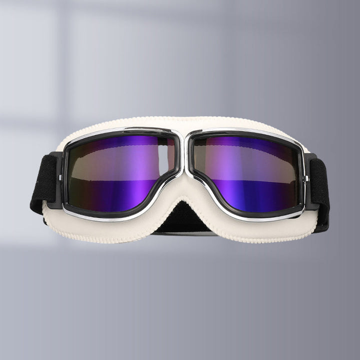 Okulary motocyklowe w stylu vintage