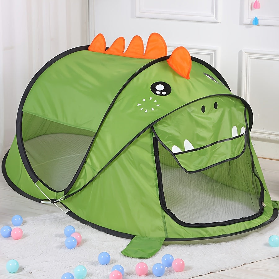 Zestaw namiotów do zabawy pop-up dla dzieci z dinozaurami, rekinami i misiami z ochroną przeciwsłoneczną UPF 50 – Przewiewny i przenośny dla niemowląt i małych dzieci