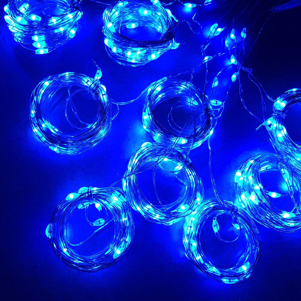 Kurtyna świetlna LED z USB i pilotem