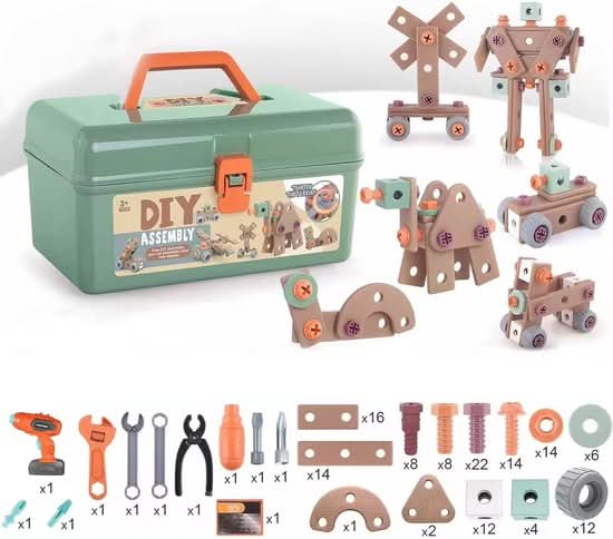 BUILDMASTER – zestaw narzędzi dla kreatywnych dzieci od 3 roku życia