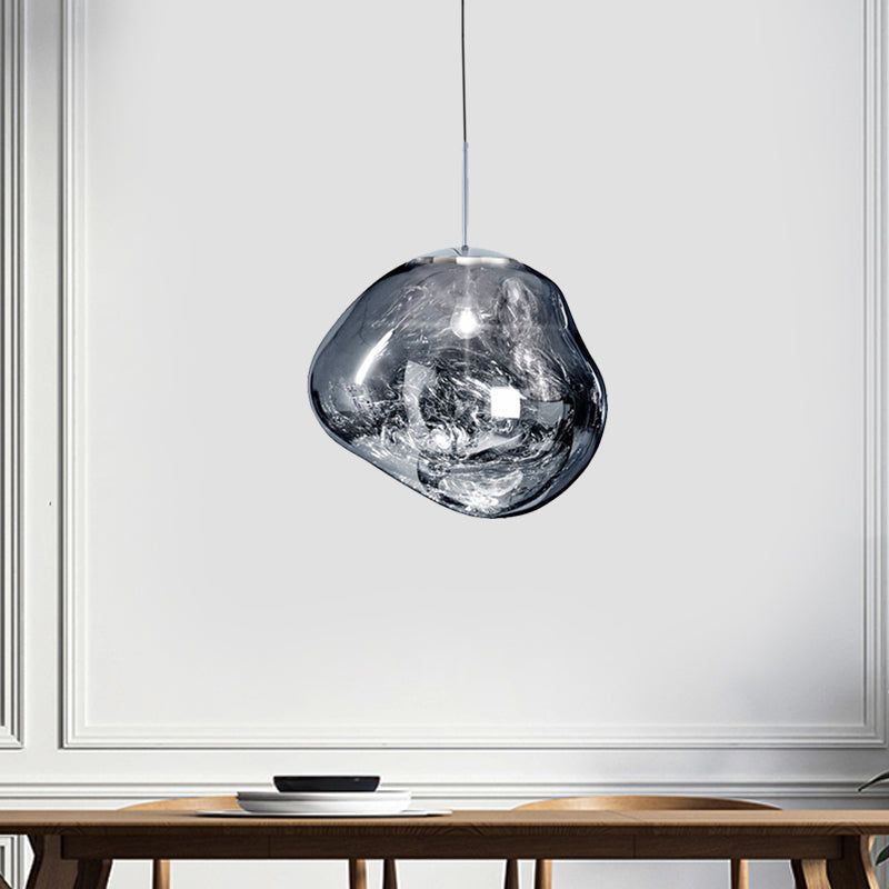 Nowoczesna szklana lampa sufitowa - LunaLux