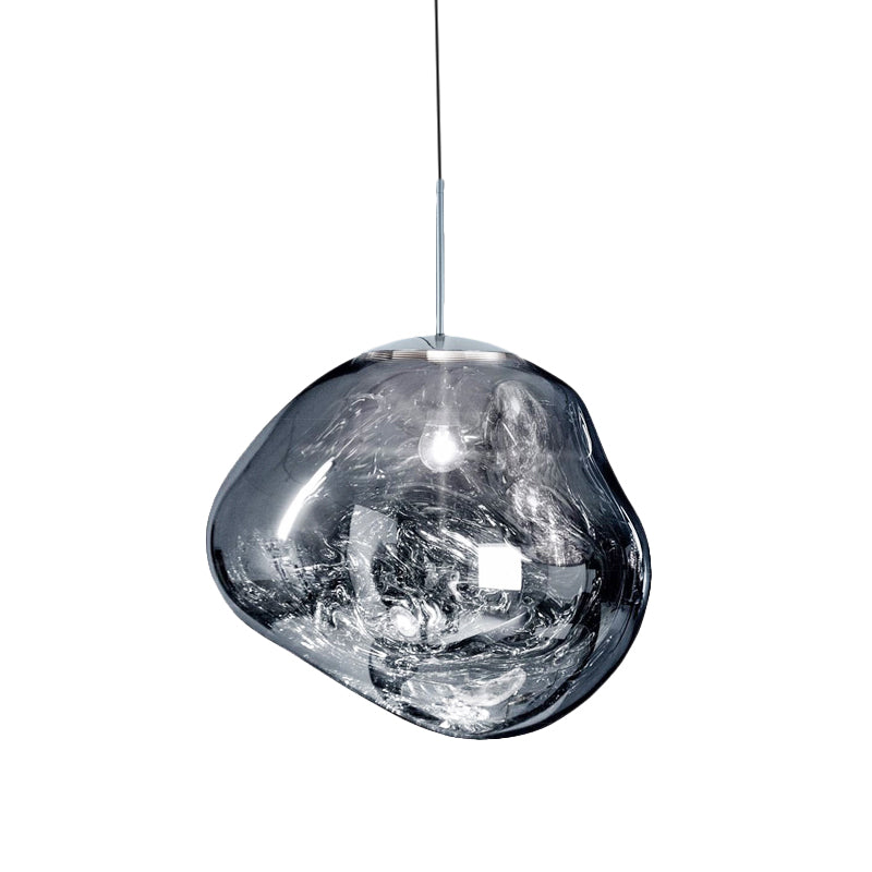 Nowoczesna szklana lampa sufitowa - LunaLux