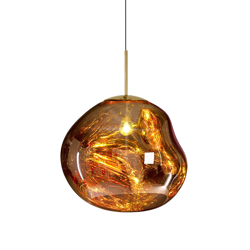 Nowoczesna szklana lampa sufitowa - LunaLux