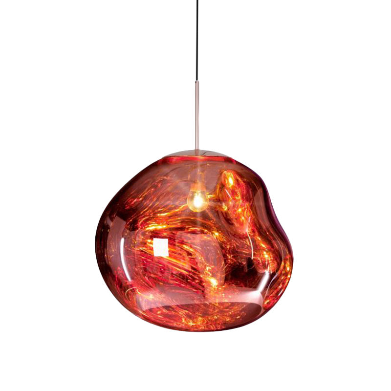 Nowoczesna szklana lampa sufitowa - LunaLux