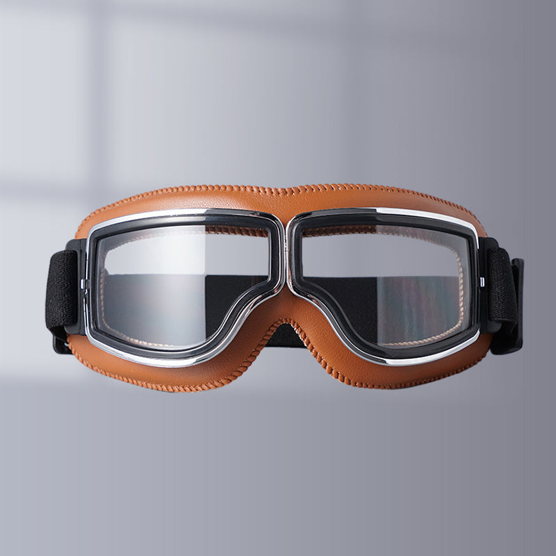 Okulary motocyklowe w stylu vintage