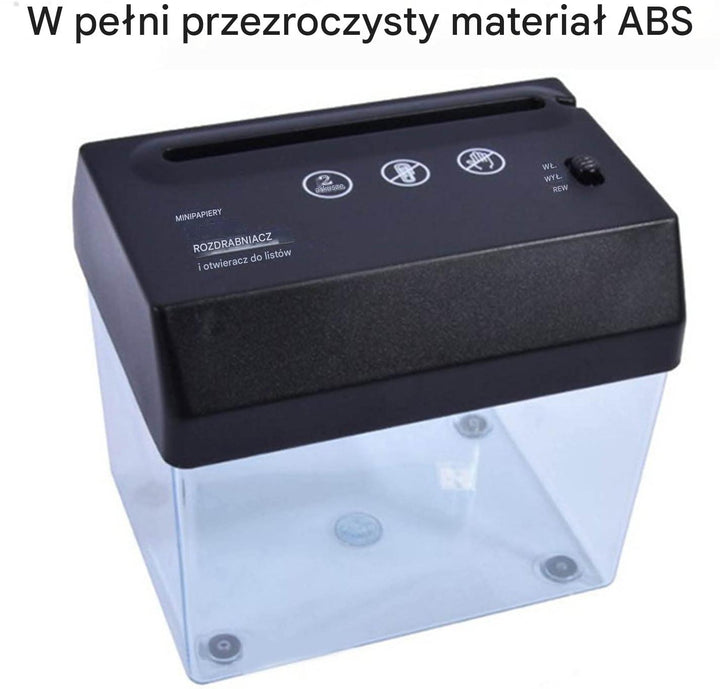 Mini niszczarka do papieru – kompaktowa, cicha i wydajna