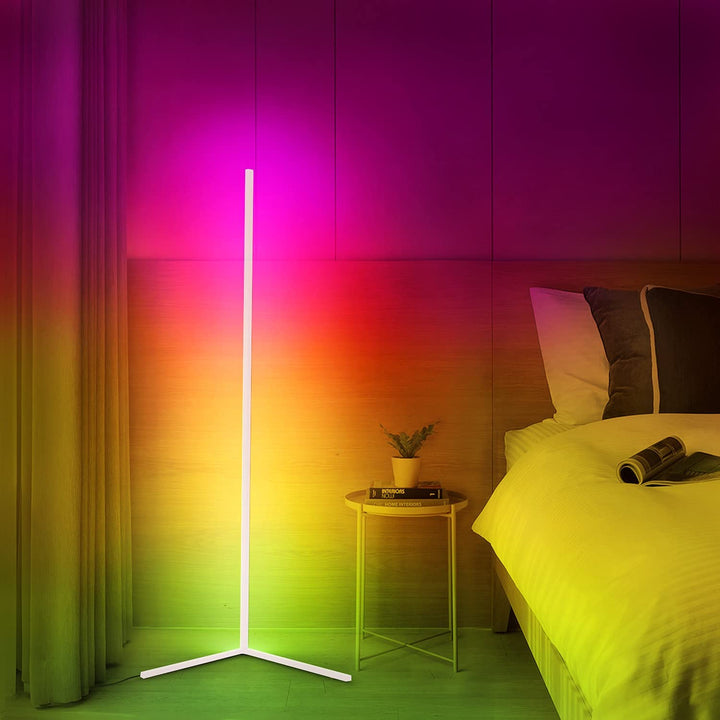 Narożna lampa LED z pilotem – Viorra