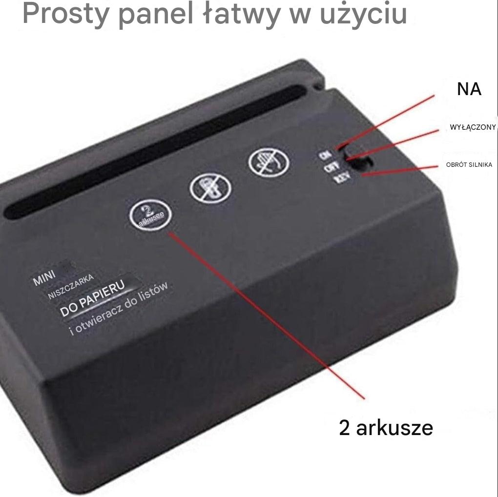 Mini niszczarka do papieru – kompaktowa, cicha i wydajna