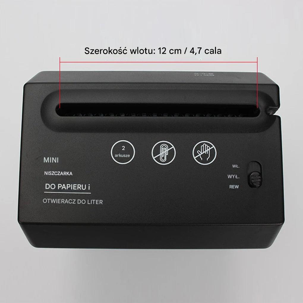 Mini niszczarka do papieru – kompaktowa, cicha i wydajna