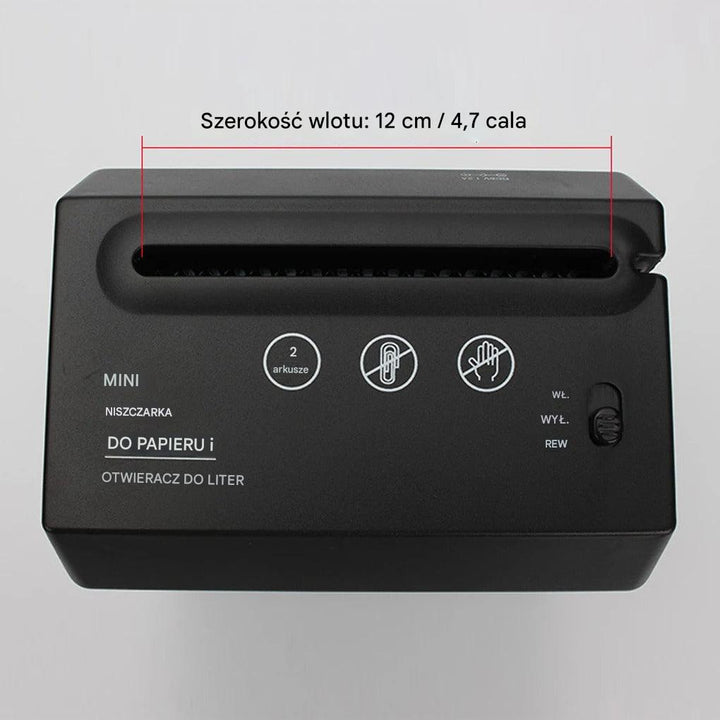 Mini niszczarka do papieru – kompaktowa, cicha i wydajna