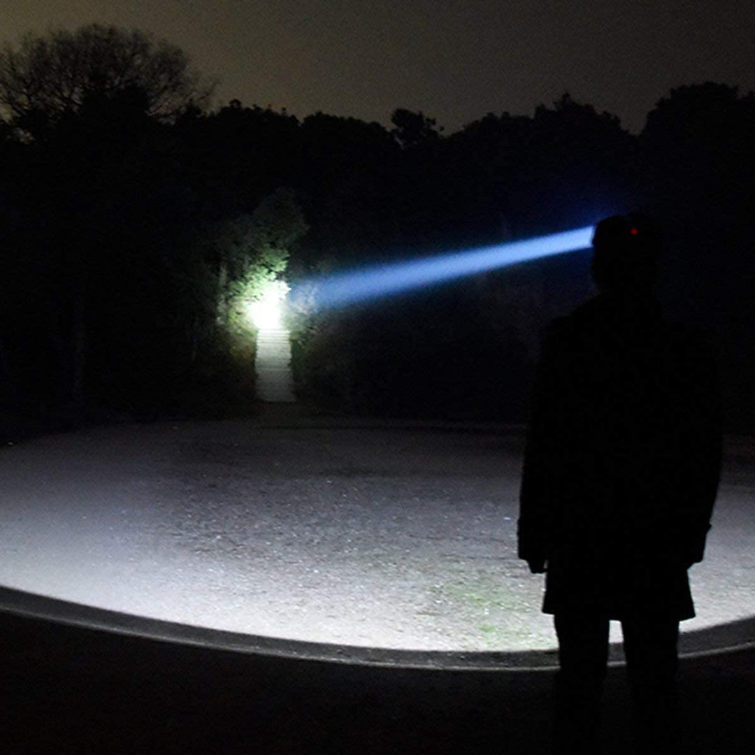 Hqdz-Td 20000 lumenów – akumulatorowa latarka czołowa – wodoodporna, regulowane światło, idealna na zewnątrz, na polowania i biwaki