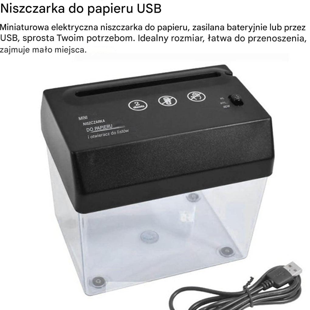 Mini niszczarka do papieru – kompaktowa, cicha i wydajna