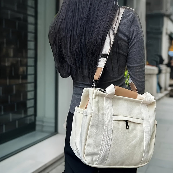 Torba typu tote ComfortCarry dla kobiet – lekka, z odpinanym paskiem i dużą przestrzenią do przechowywania