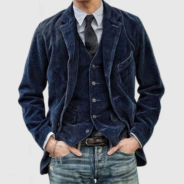 Stylowy Vintage Blazer i Kamizelka