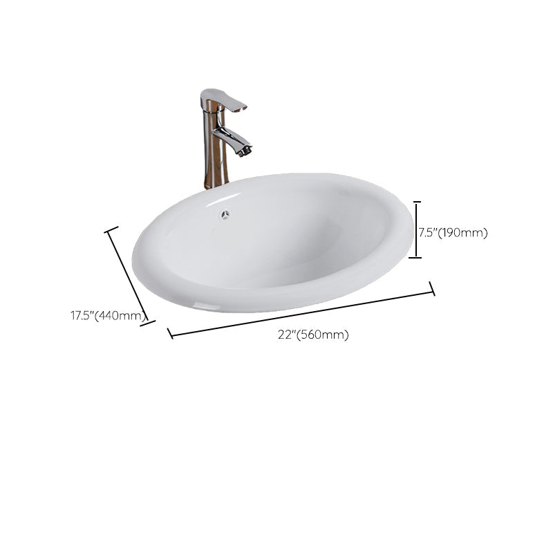 Ceramiczna Biała Umywalka Podblatowa z Zaworem Odcinającym