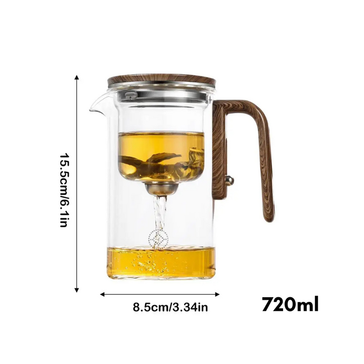 Elegancki Przezroczysty Dzbanek do Herbaty – ClearBrew