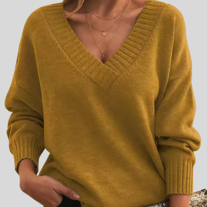 Damski sweter dzianinowy