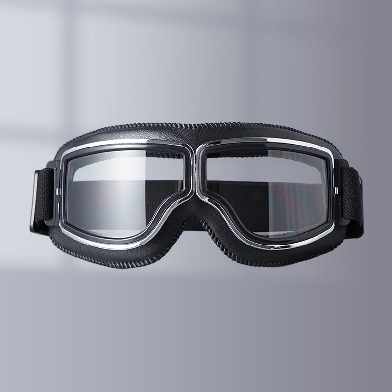 Okulary motocyklowe w stylu vintage