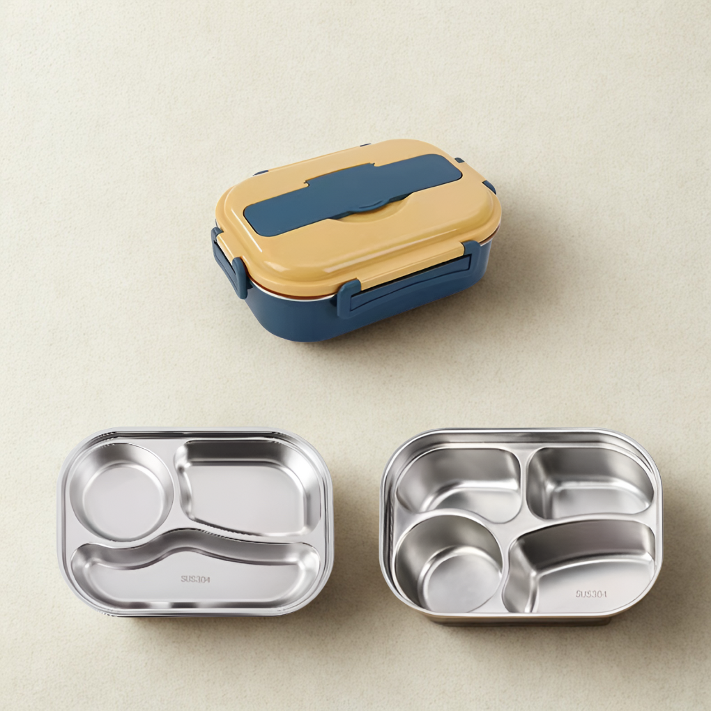 Termo lunch box wykonany ze stali nierdzewnej