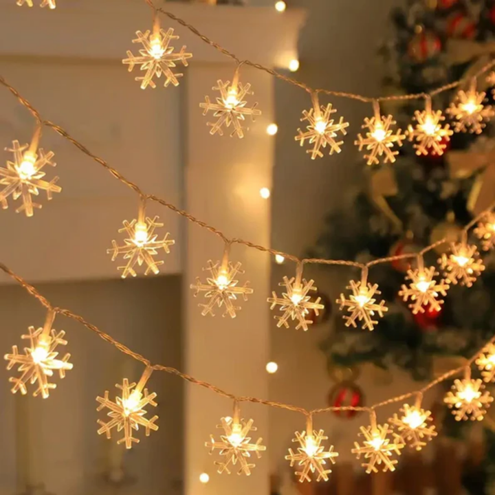 LED Snieżynka String Lights