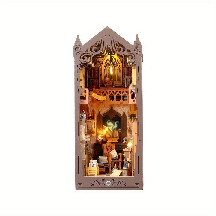 Magiczny Domek z Książek – Drewniane Puzzle 3D dla Kreatywnych Konstruktorów