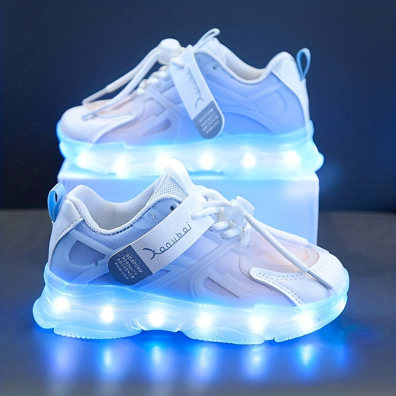 Świecące sneakersy dla dzieci – kolorowe, z podświetleniem LED na zabawny wygląd