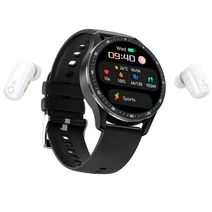 PrestigeTrack EchoWrist | Smartwatch ze słuchawkami Bluetooth do monitorowania fitness i zdrowia