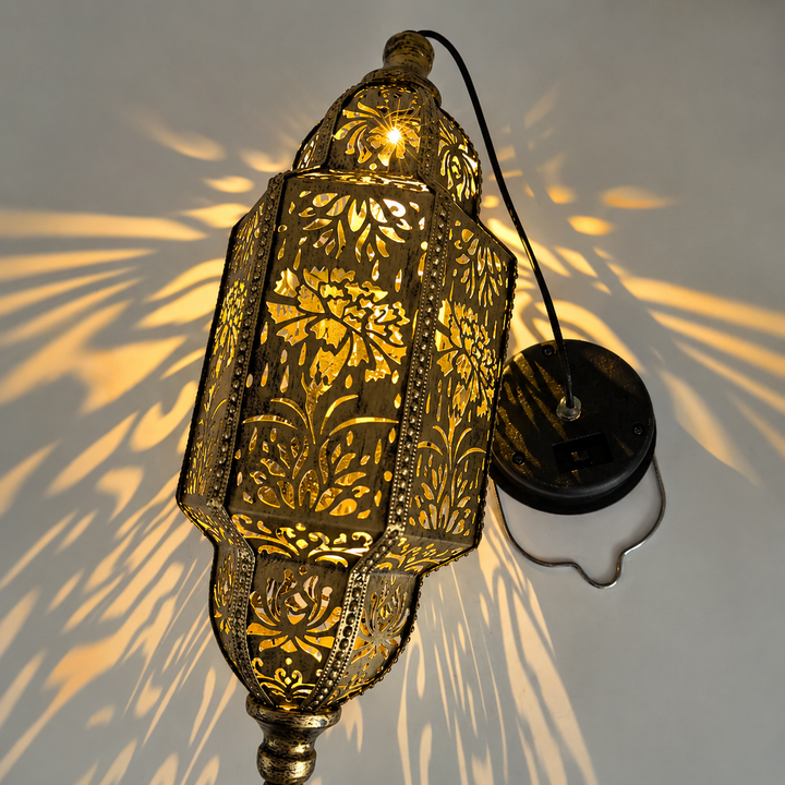 Marokańska lampa – vintage'owa elegancja do przyjemności na świeżym powietrzu