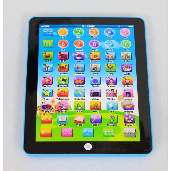 Interaktywny Tablet Edukacyjny dla Dzieci z Dźwiękami, Kolorami i Funkcją Quizu – 7,5 Cala