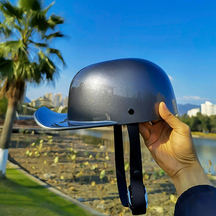 Kask motocyklowy w stylu czapki - homologacja DOT