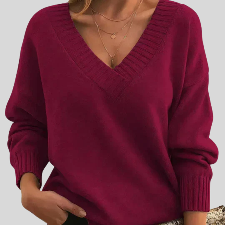 Damski sweter dzianinowy