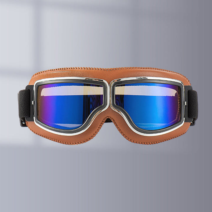 Okulary motocyklowe w stylu vintage