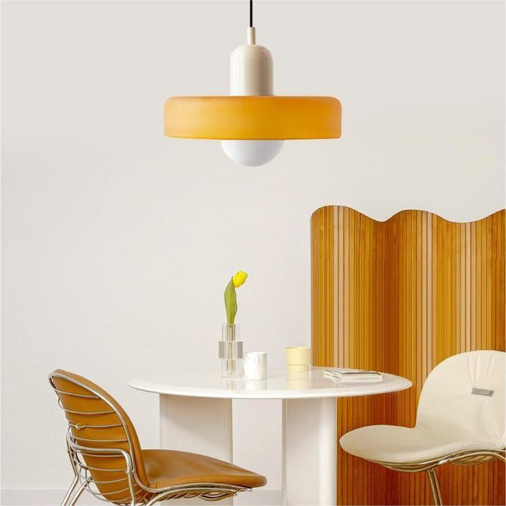 Kolorowa lampa wisząca w stylu Bauhaus - StiloGlas